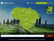 Tablet Screenshot of lt.green-acres.com
