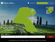 Tablet Screenshot of kw.green-acres.com