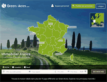 Tablet Screenshot of green-acres.fr
