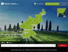 Tablet Screenshot of kp.green-acres.com