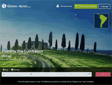 Tablet Screenshot of an.green-acres.com